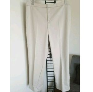 Peace‎ of Cloth Womens Beige Flat Front Straight Le